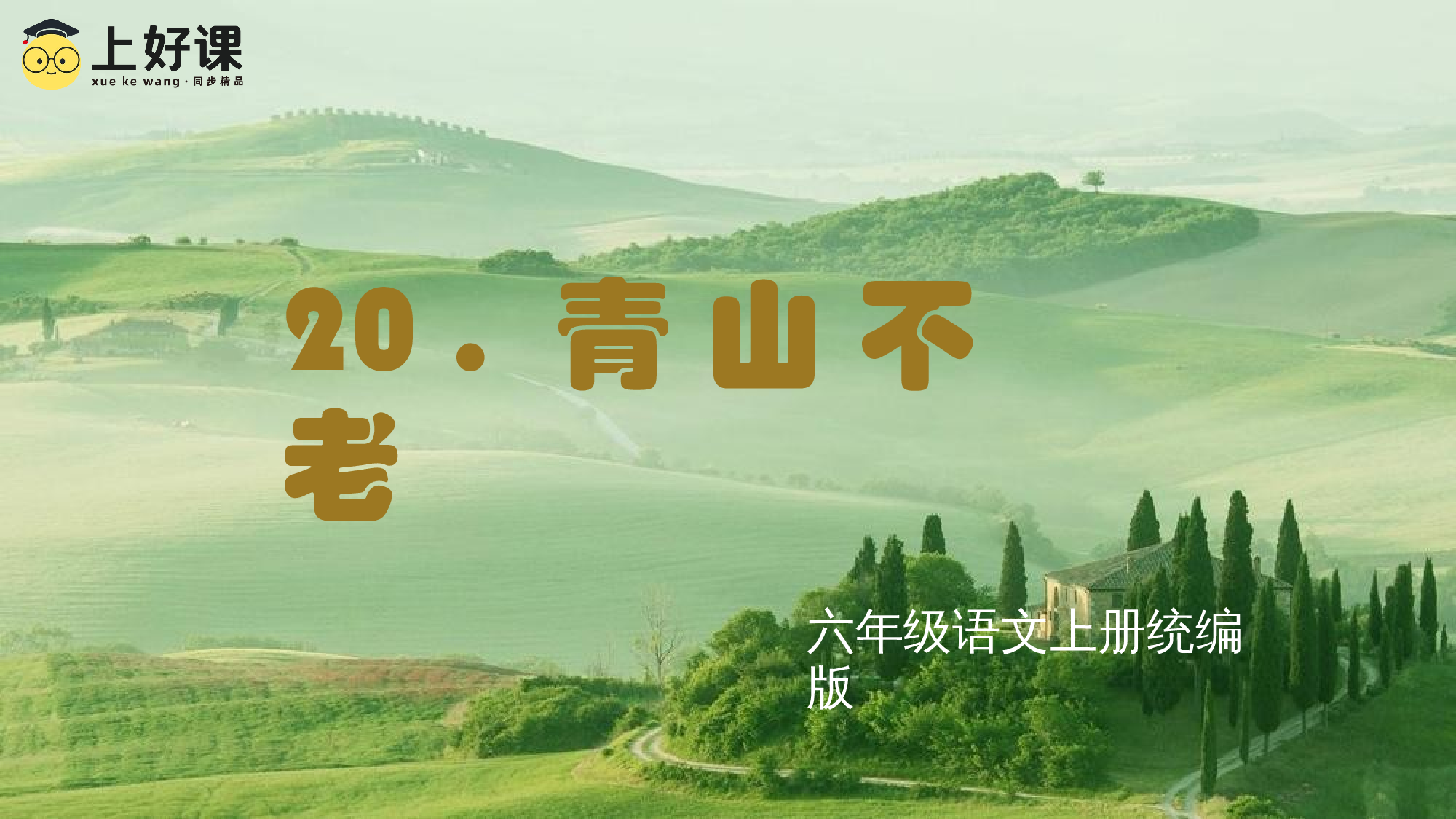 第20课《青山不老》（教学课件）-（统编版）(1).pptx 第1页