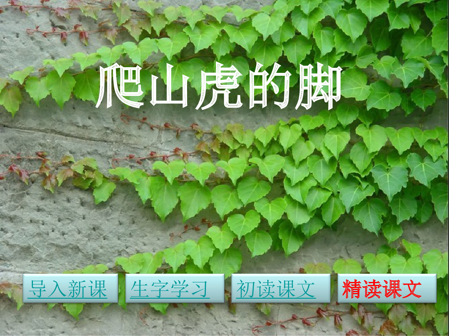 【课件】6、爬山虎的脚.ppt 第1页