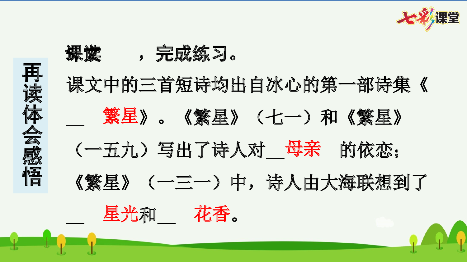 9 短诗三首 预习卡.pptx 第7页