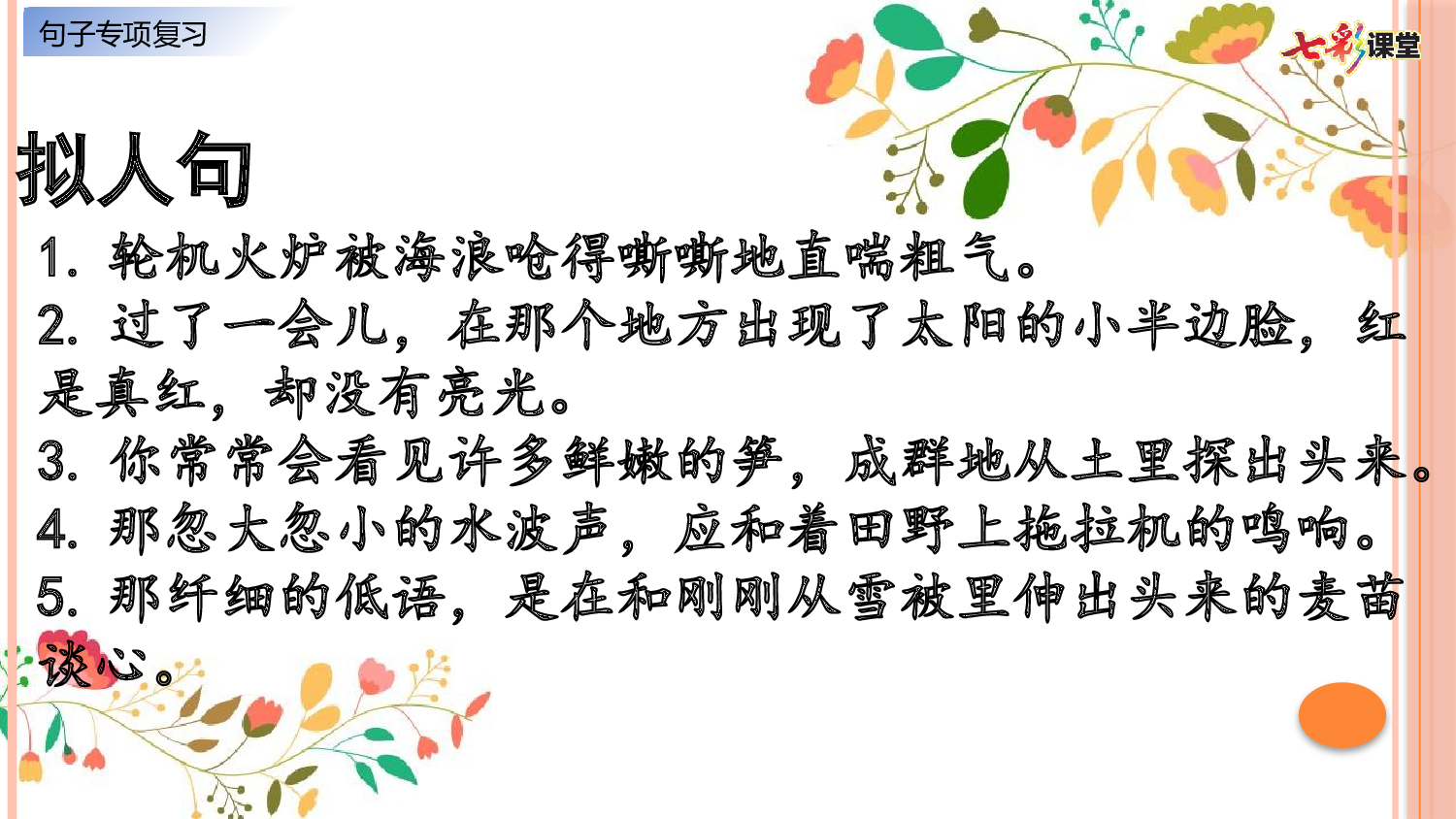 3.句子专项复习.pptx 第3页