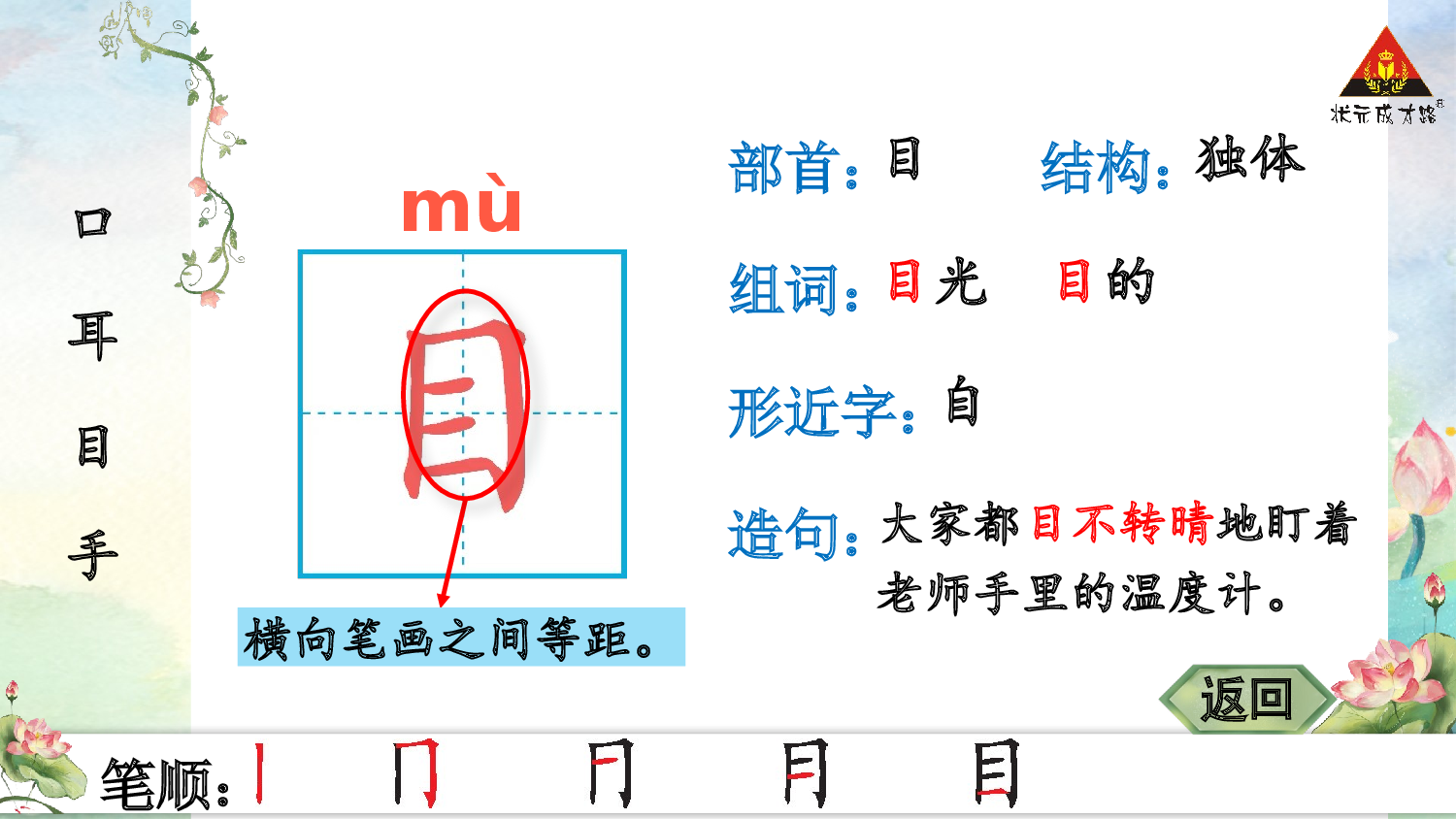 识字3 口耳目手足.pptx 第5页
