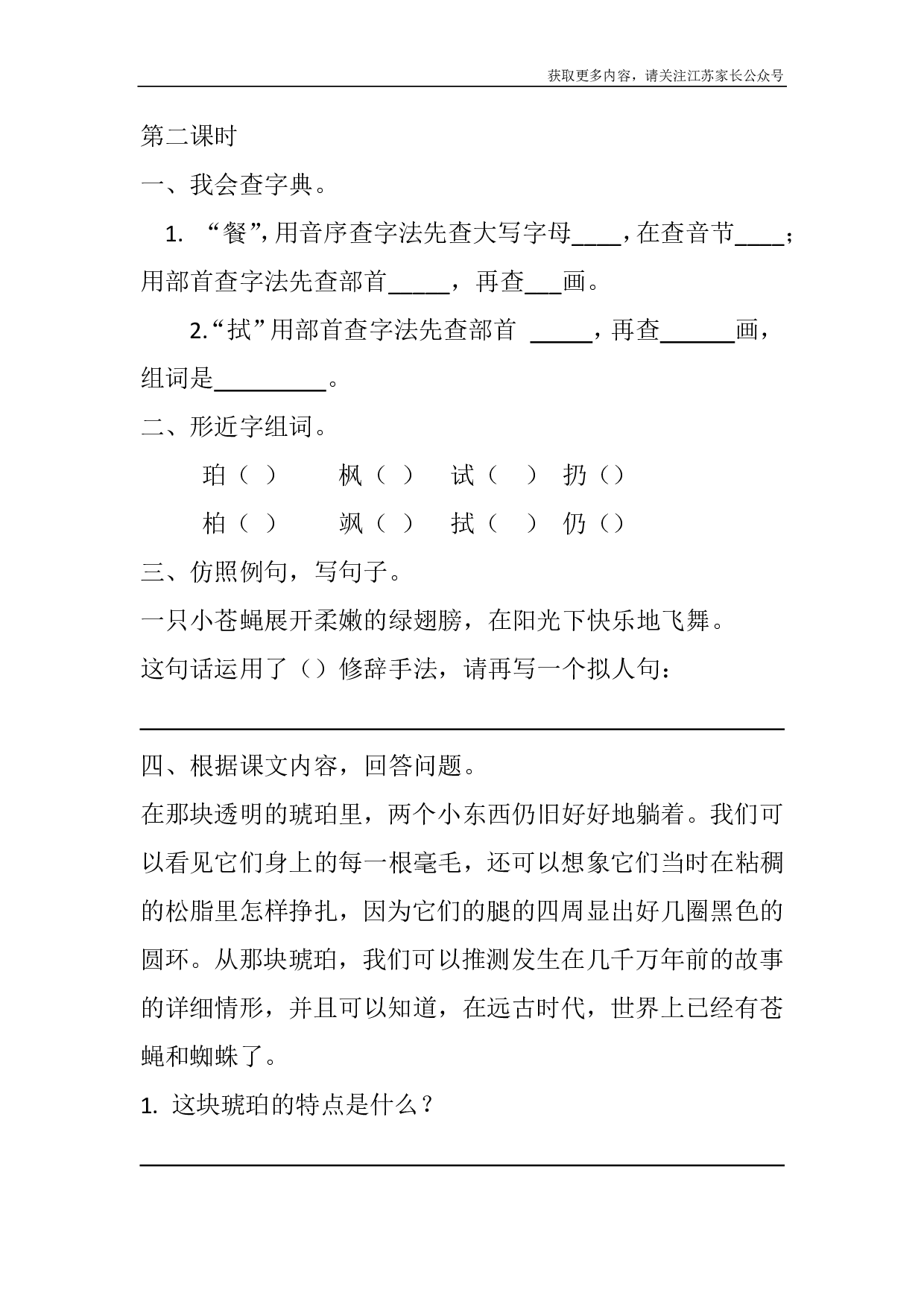 5 琥珀课时练.pdf 第3页