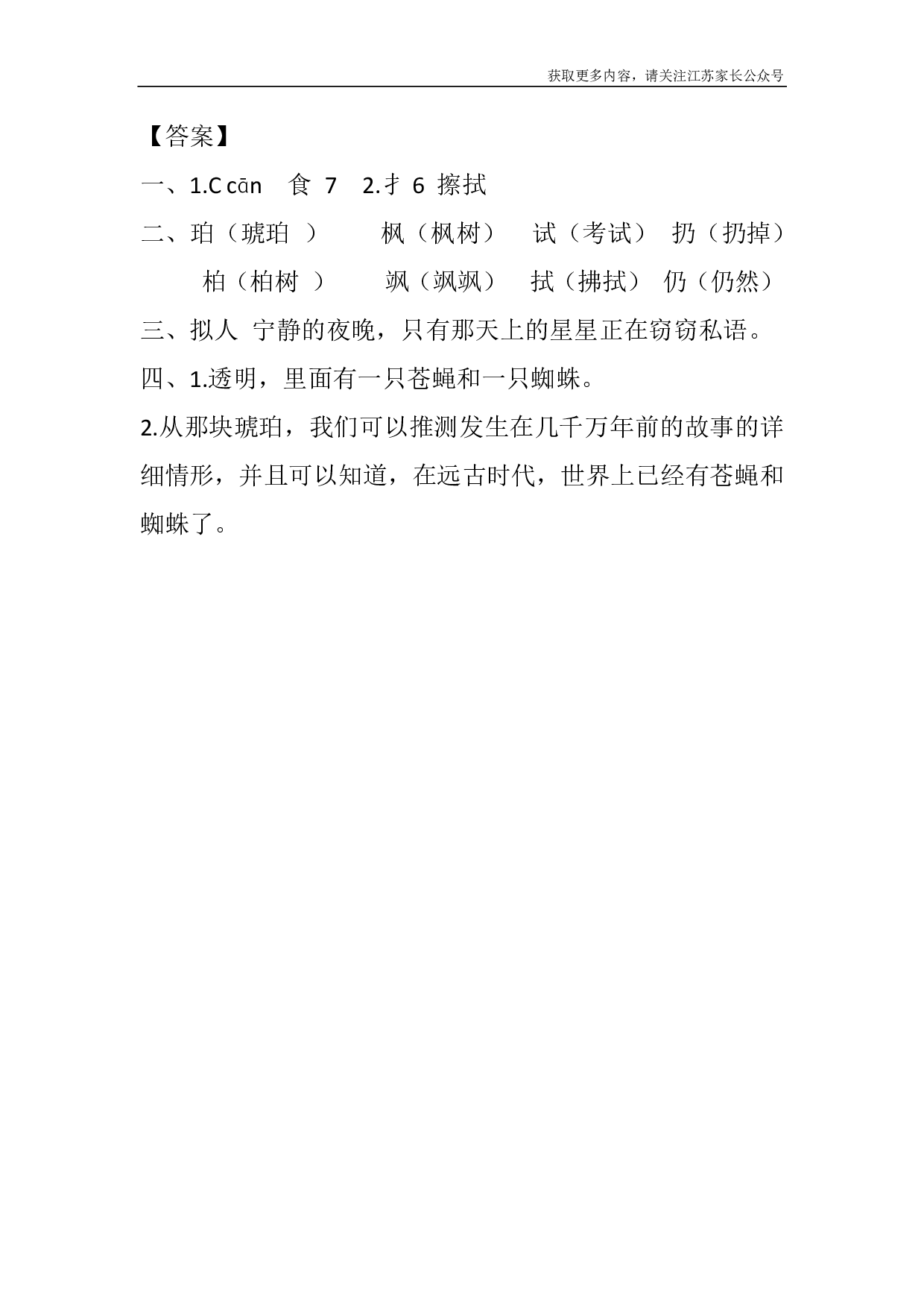 5 琥珀课时练.pdf 第5页