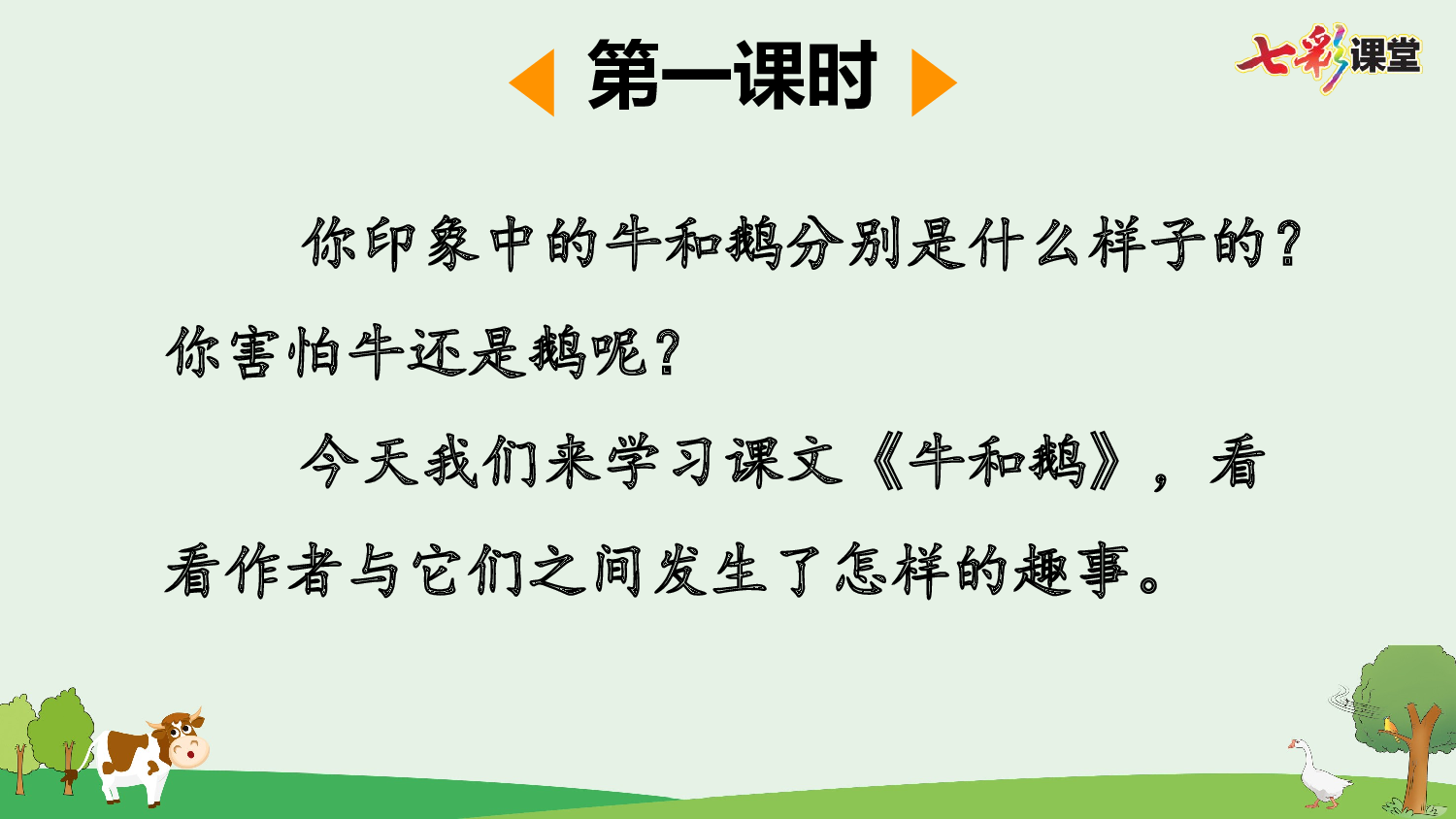 18 牛和鹅【优质版】.pptx 第3页