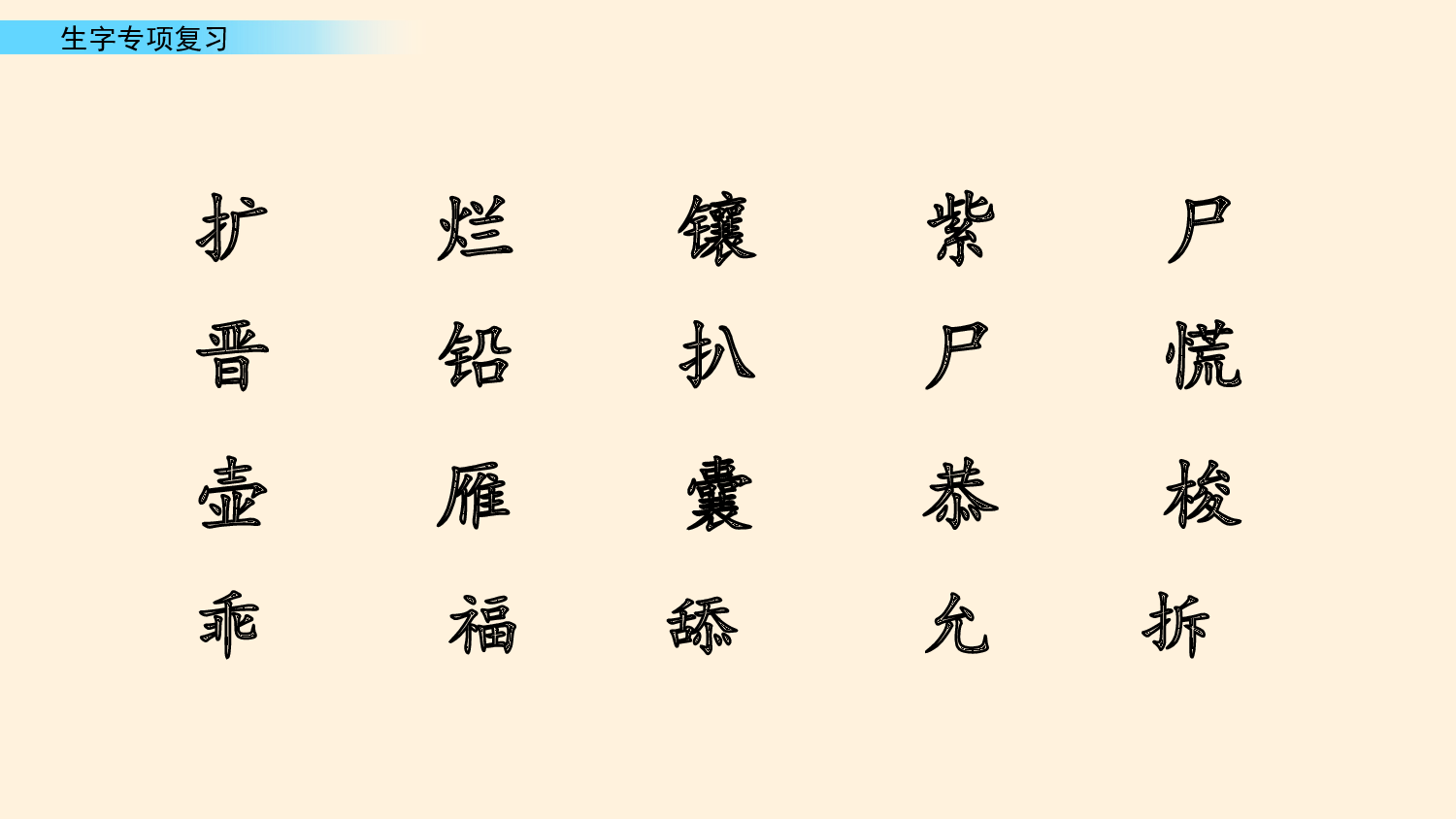 生字专项复习.pptx 第6页