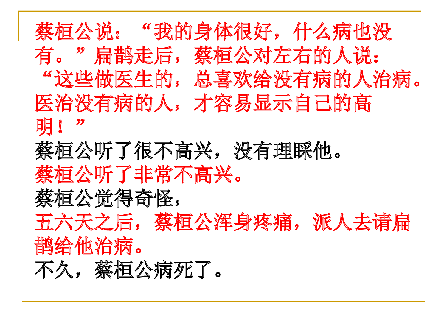 《扁鹊治病》天津市王娜老师&mdash;省级优课.ppt 第7页