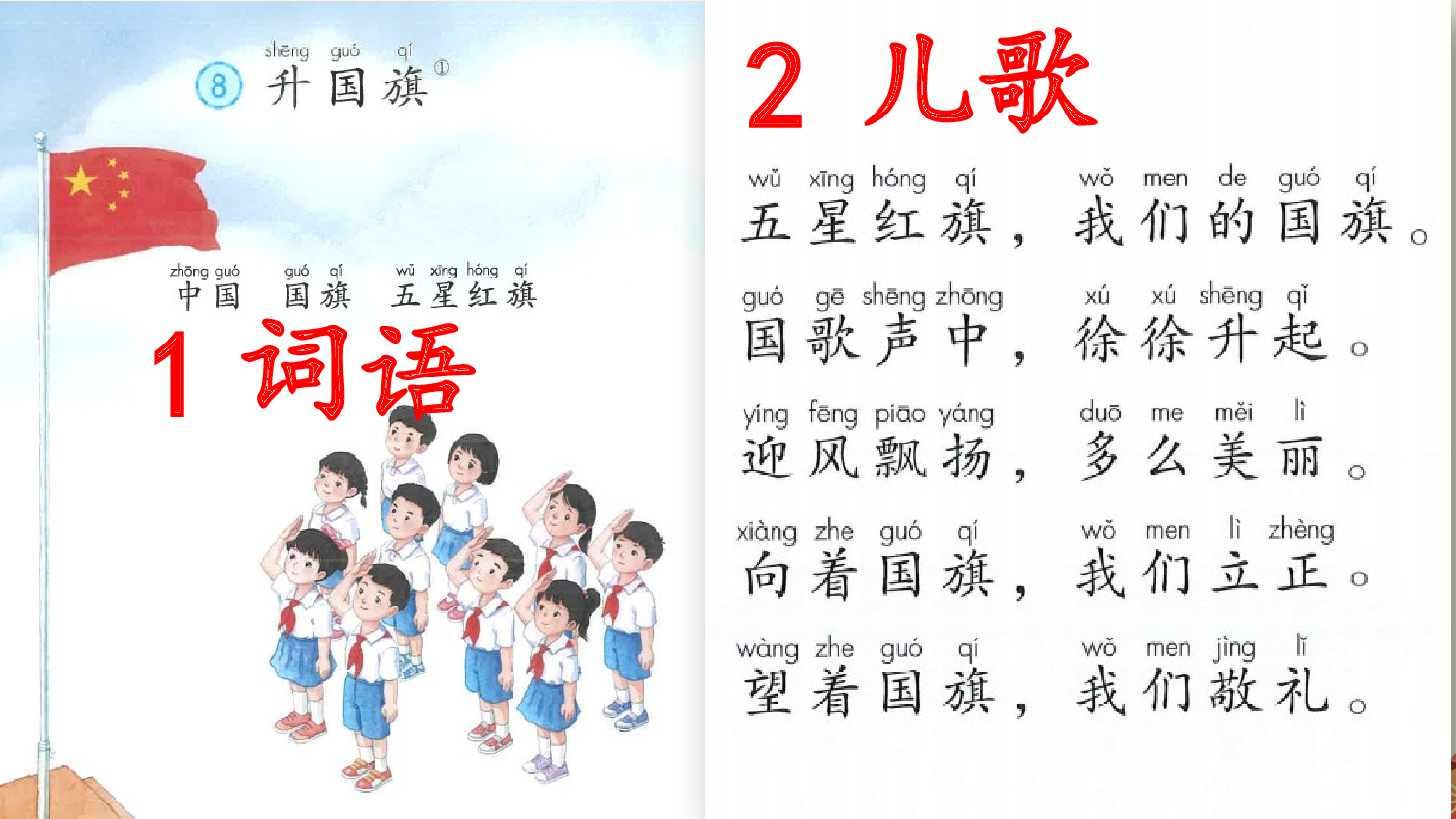 识字8 升国旗【精华版&middot;教案版】.pptx 第8页