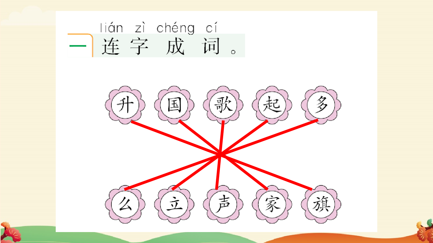 识字8 升国旗 课课练.pptx 第2页