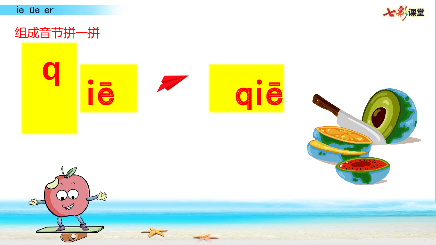 拼音微课12 ie  &uuml;e er 课件.pptx 第9页