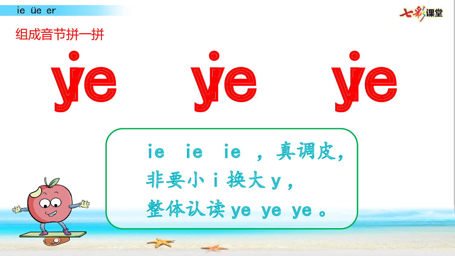 拼音微课12 ie  &uuml;e er 课件.pptx 第4页