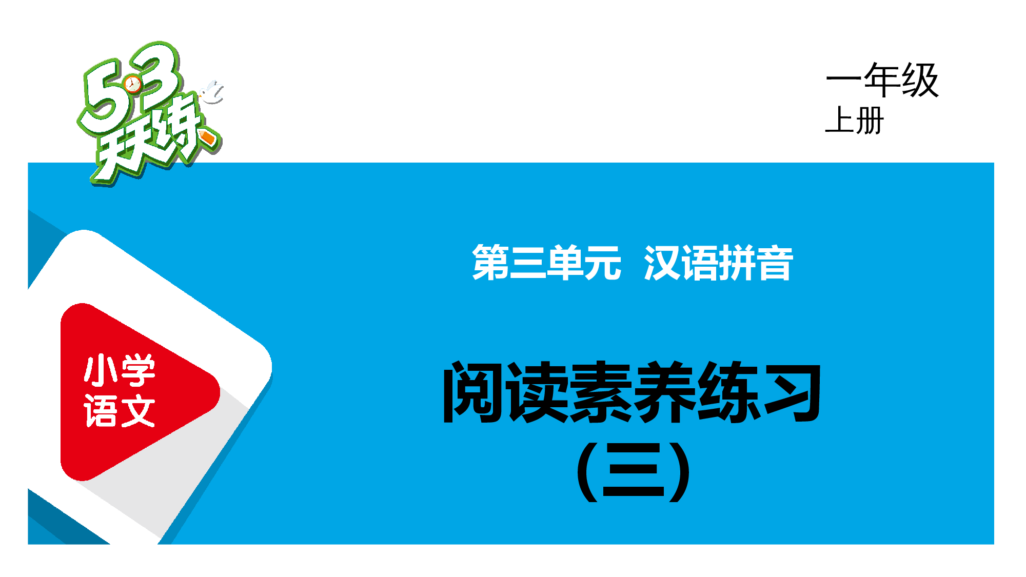 阅读素养练习（三）.pptx 第1页
