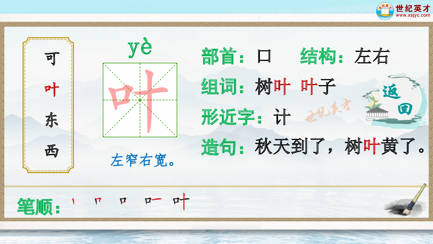 2 江南（生字讲解）.ppt 第4页