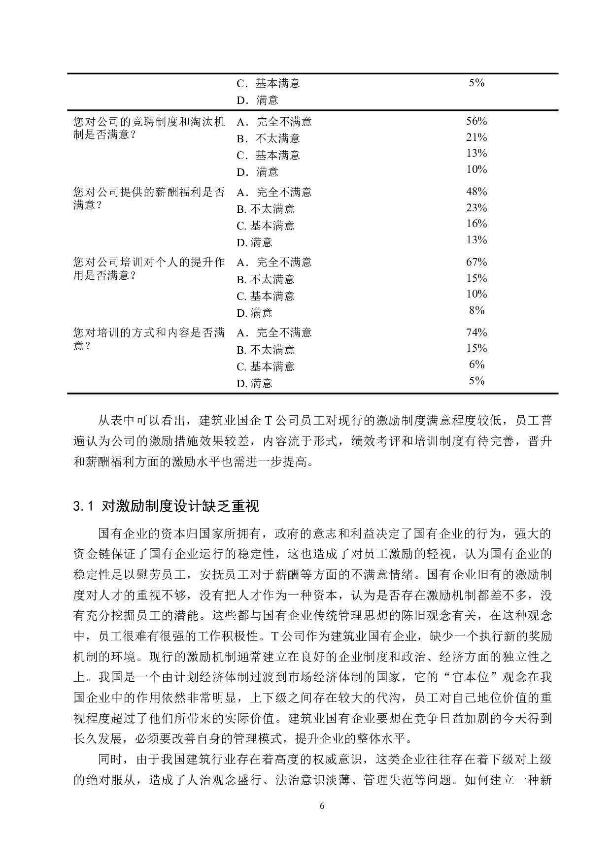 建筑业国有企业员工激励制度问题及对策&mdash;&mdash;以T公司为例-10847字.docx 第9页
