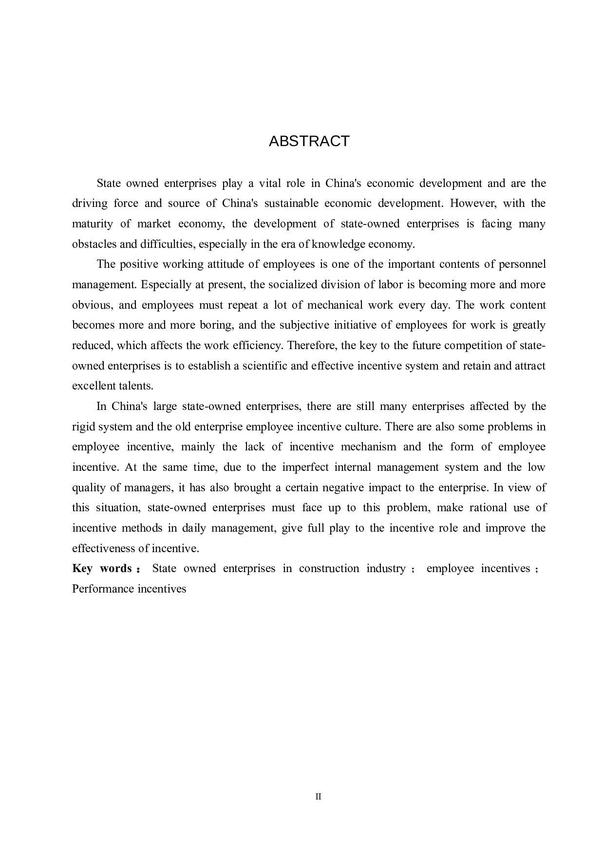 建筑业国有企业员工激励制度问题及对策&mdash;&mdash;以T公司为例-10847字.docx 第2页