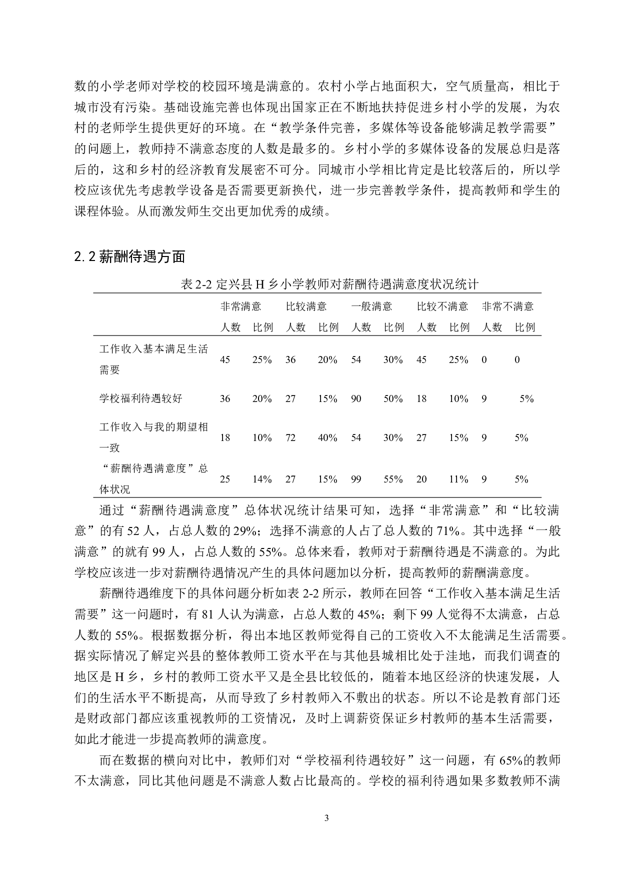 定兴县乡村小学教师满意度探析&mdash;&mdash;以H乡为例-12282字.docx 第6页