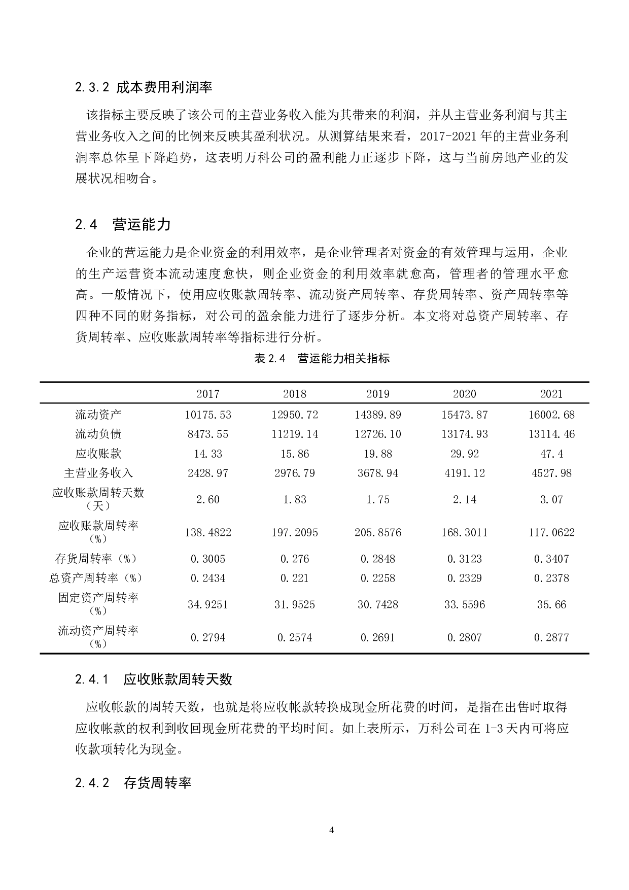 万科集团经营绩效影响因素分析-12150字.docx 第8页