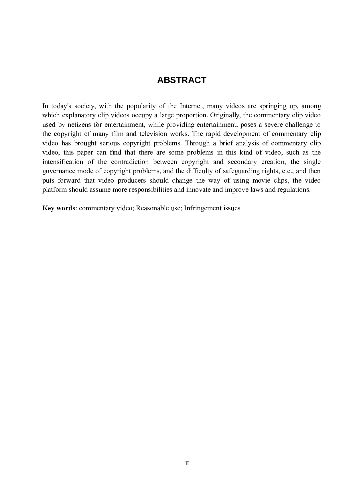 剧情解说剪辑视频侵权问题研究-12337字.docx 第2页