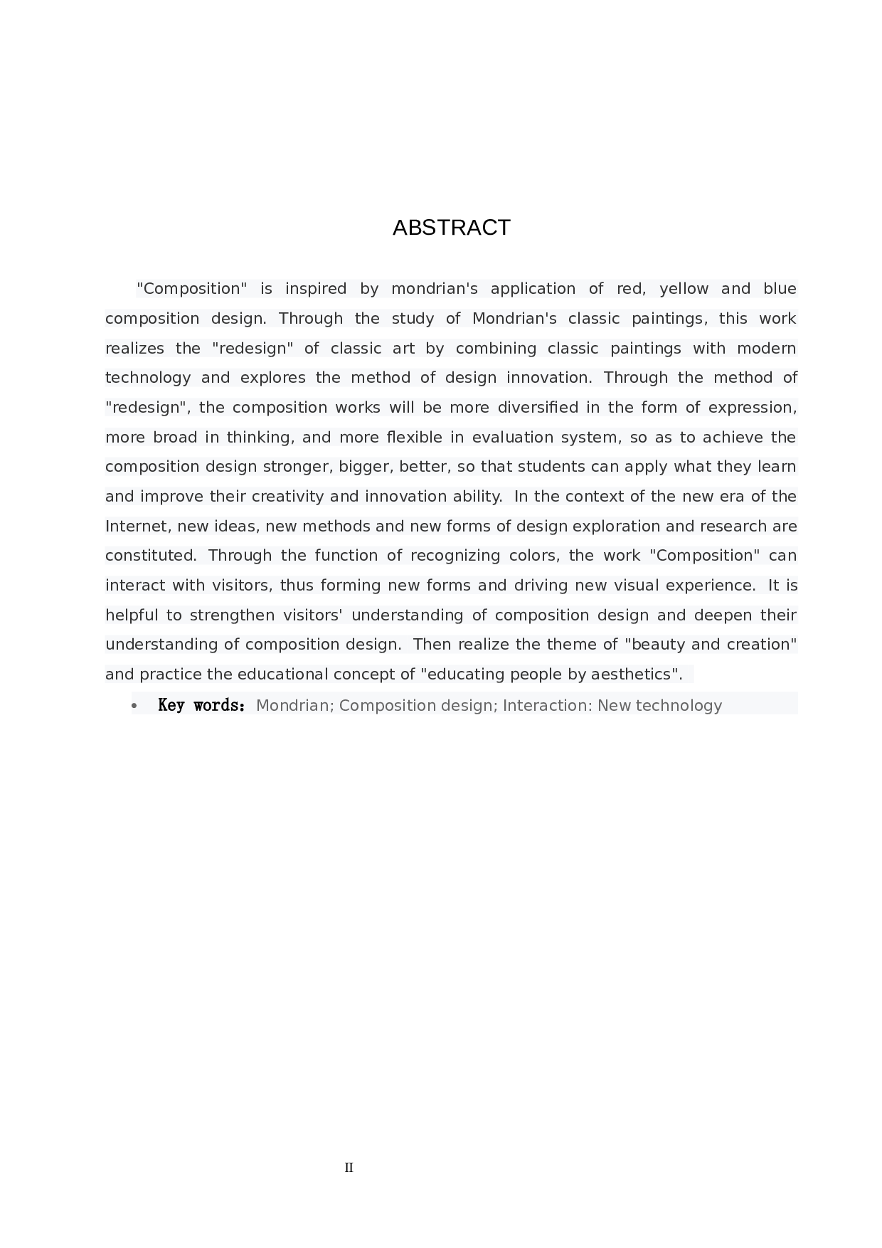 毕业创作《构成》论述报告-5253字.docx 第2页