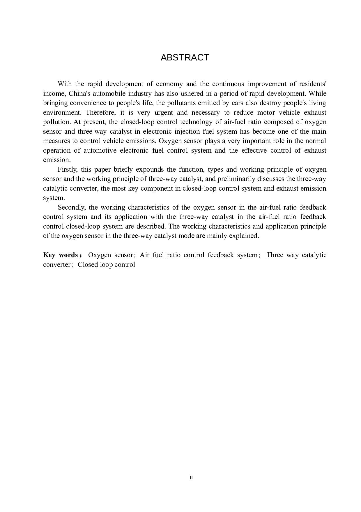 氧传感器在空燃比反馈控制系统中的应用-9477字.docx 第3页