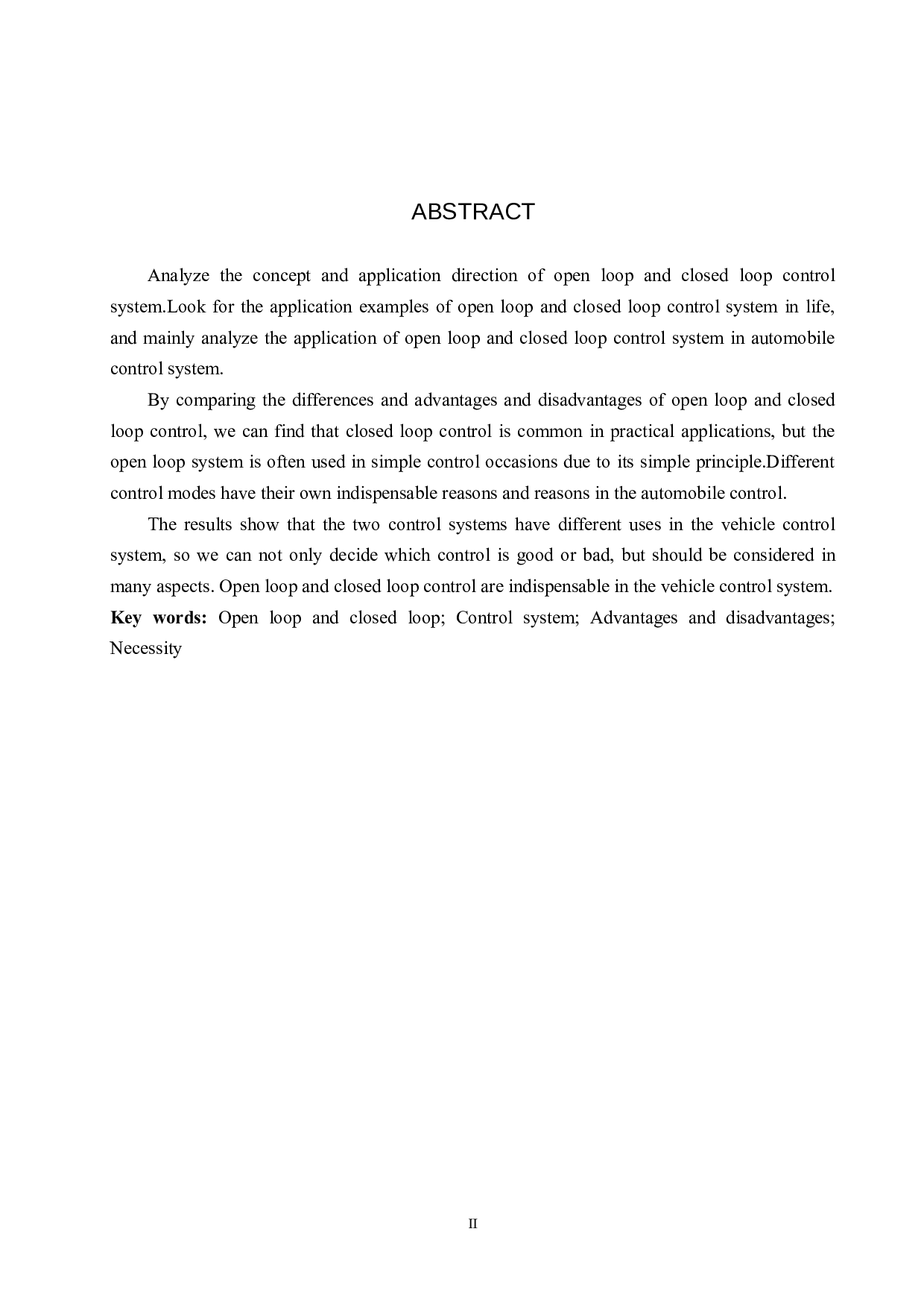 开环和闭环控制系统在汽车控制系统中的应用分析-6126字.doc 第2页