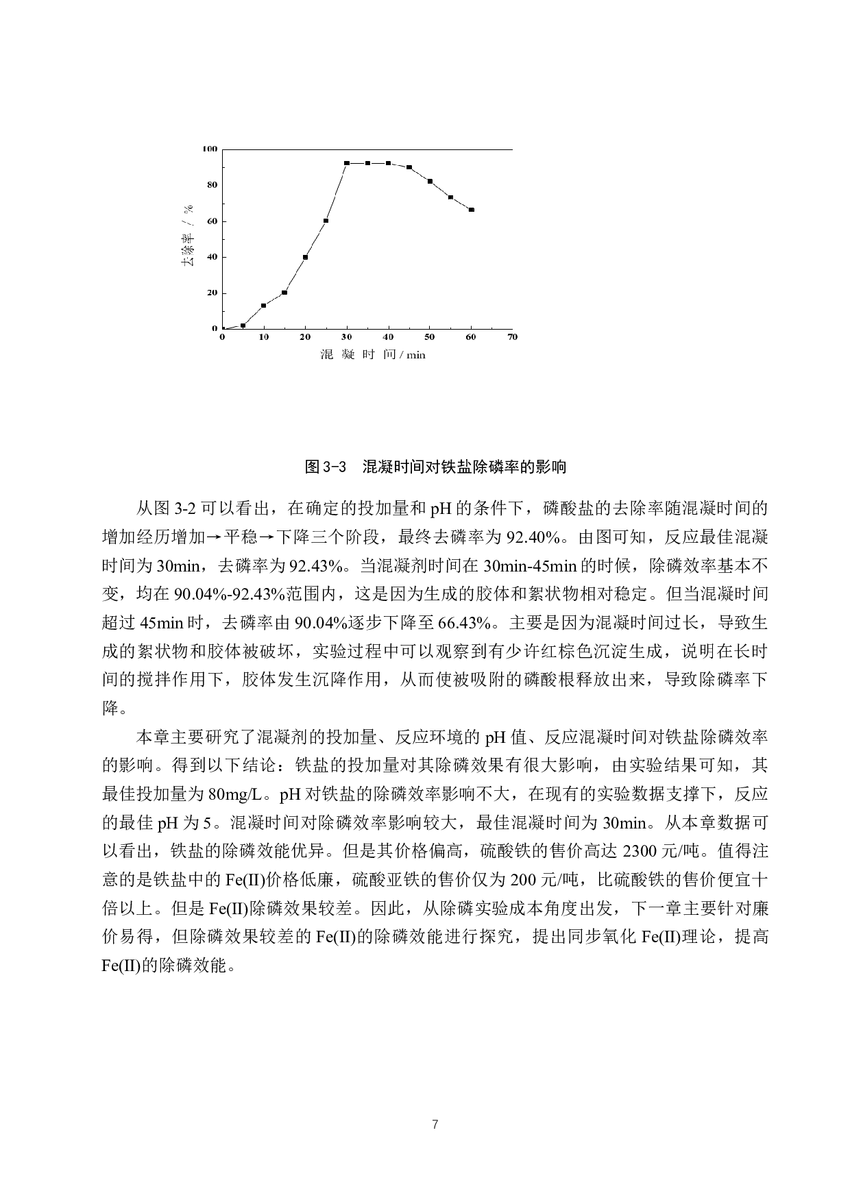 基于铁盐的同步氧化混凝除磷的效能研究-8271字.docx 第10页