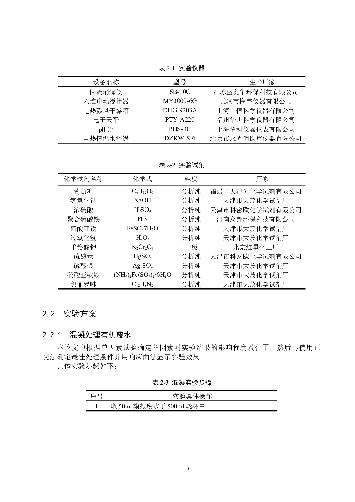 混凝-响应面法优化Fenton工艺处理有机废水的研究-8033字.docx 第6页