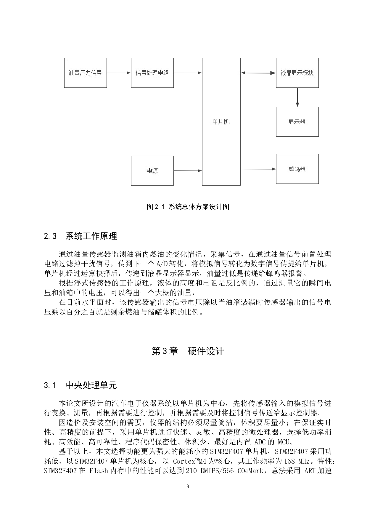 基于STM32的汽车电子燃油表的设计-6523字.docx 第6页