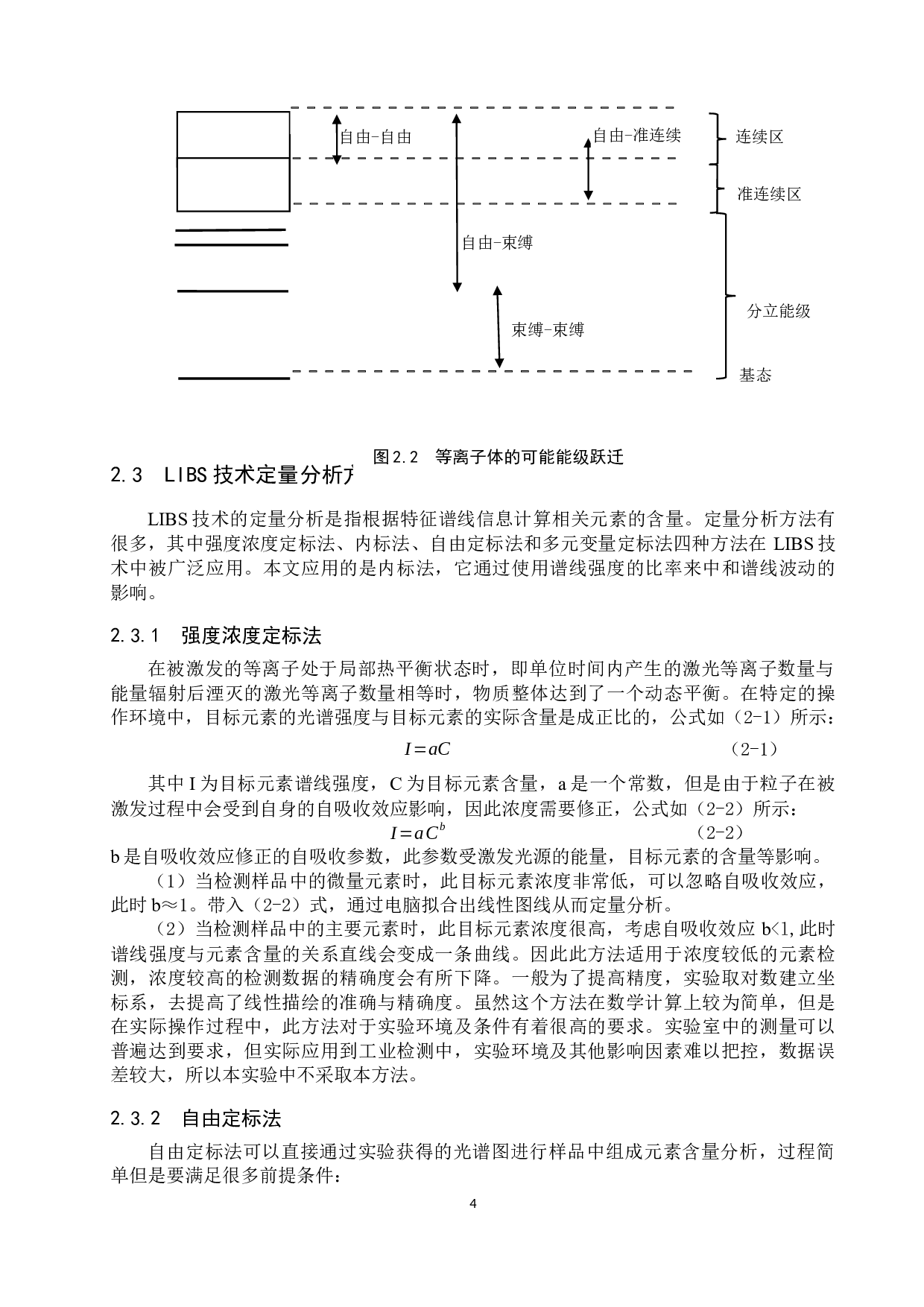 内标法在激光诱导铝等离子体光谱定量分析中的应用-8570字.docx 第7页