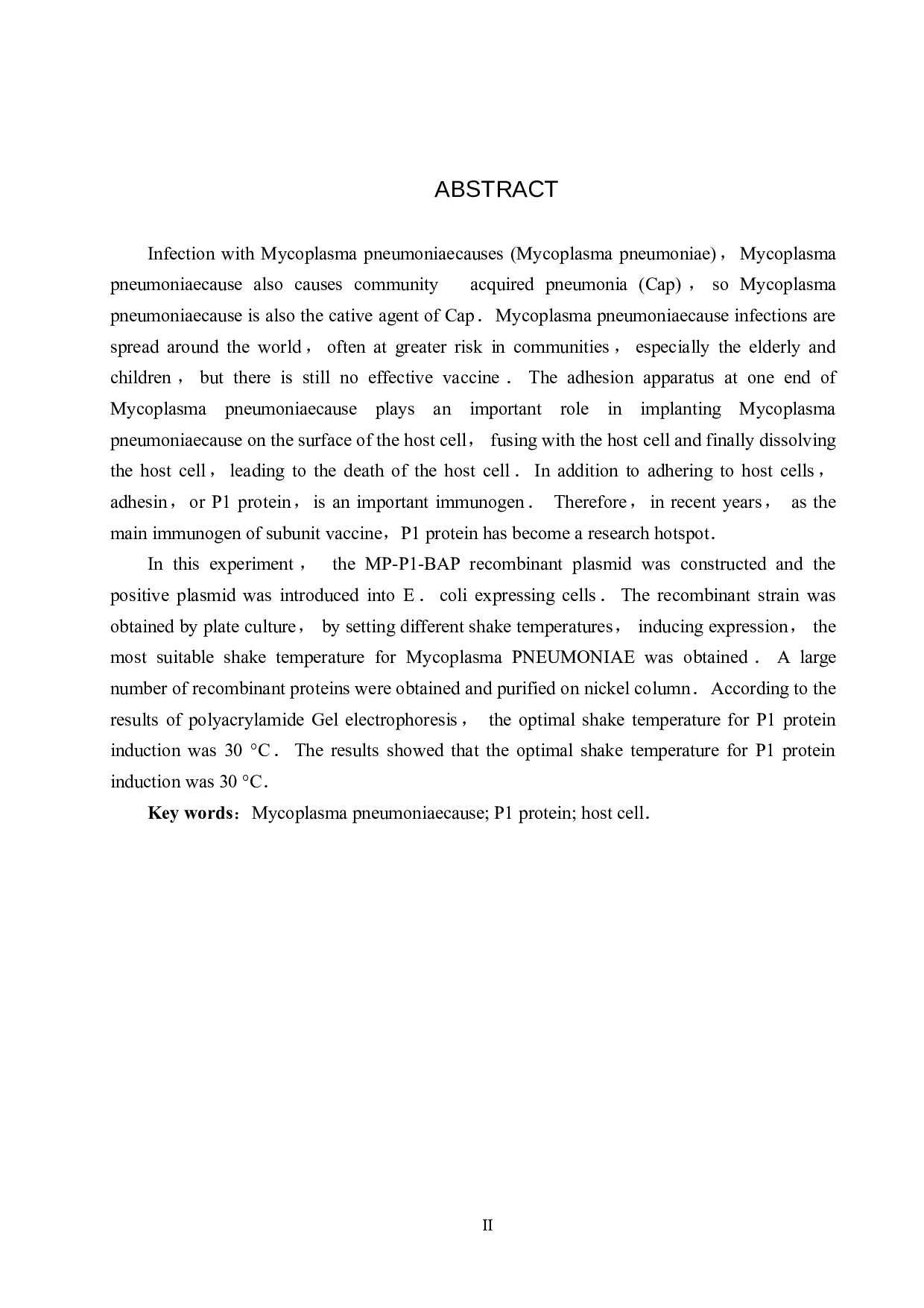 肺炎支原体P1蛋白分离纯化优化探究-9021字.doc 第2页