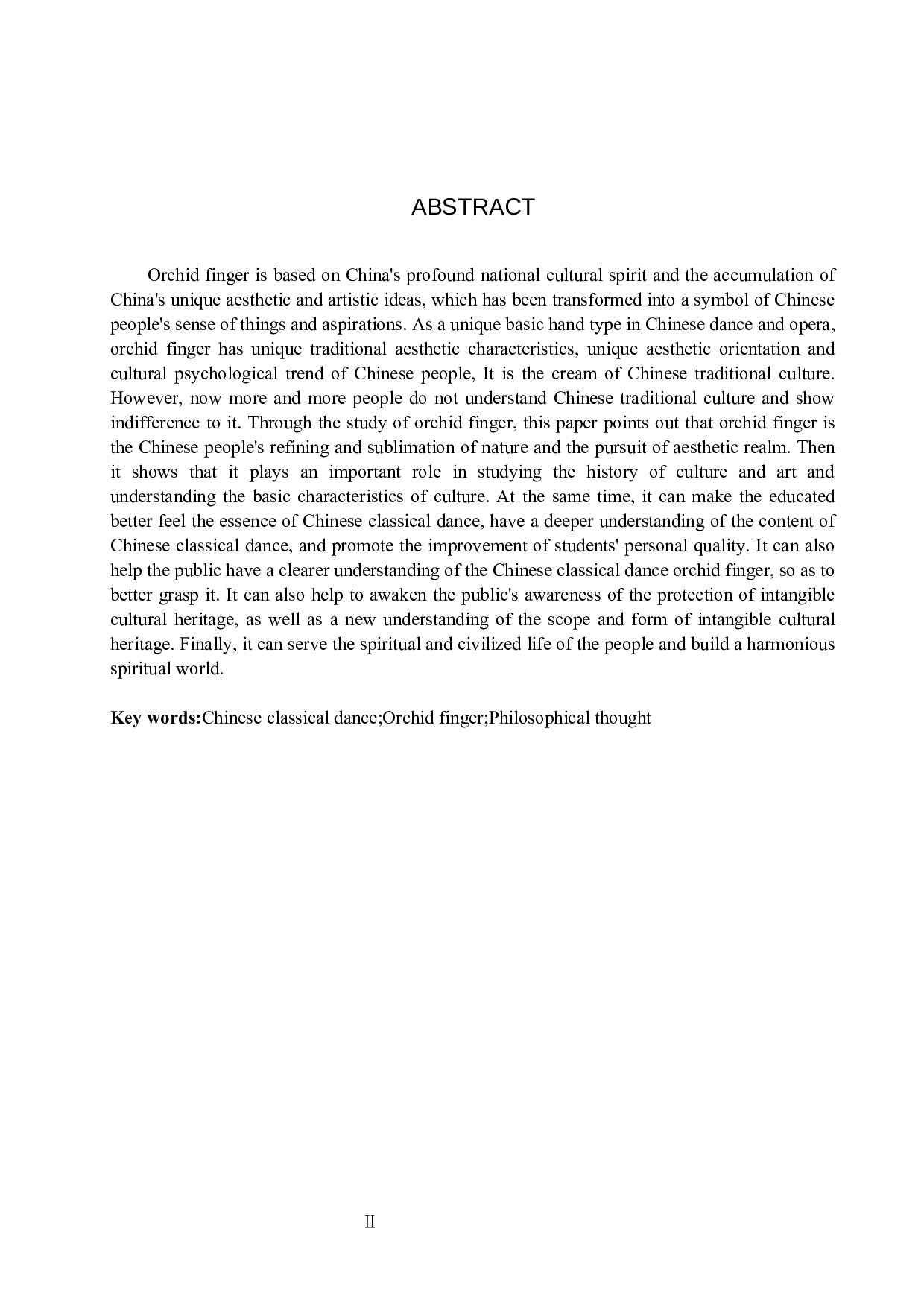 舞中之&ldquo;兰&rdquo;--浅析中国古典舞兰花指的传统美学思想-8030字.docx 第2页