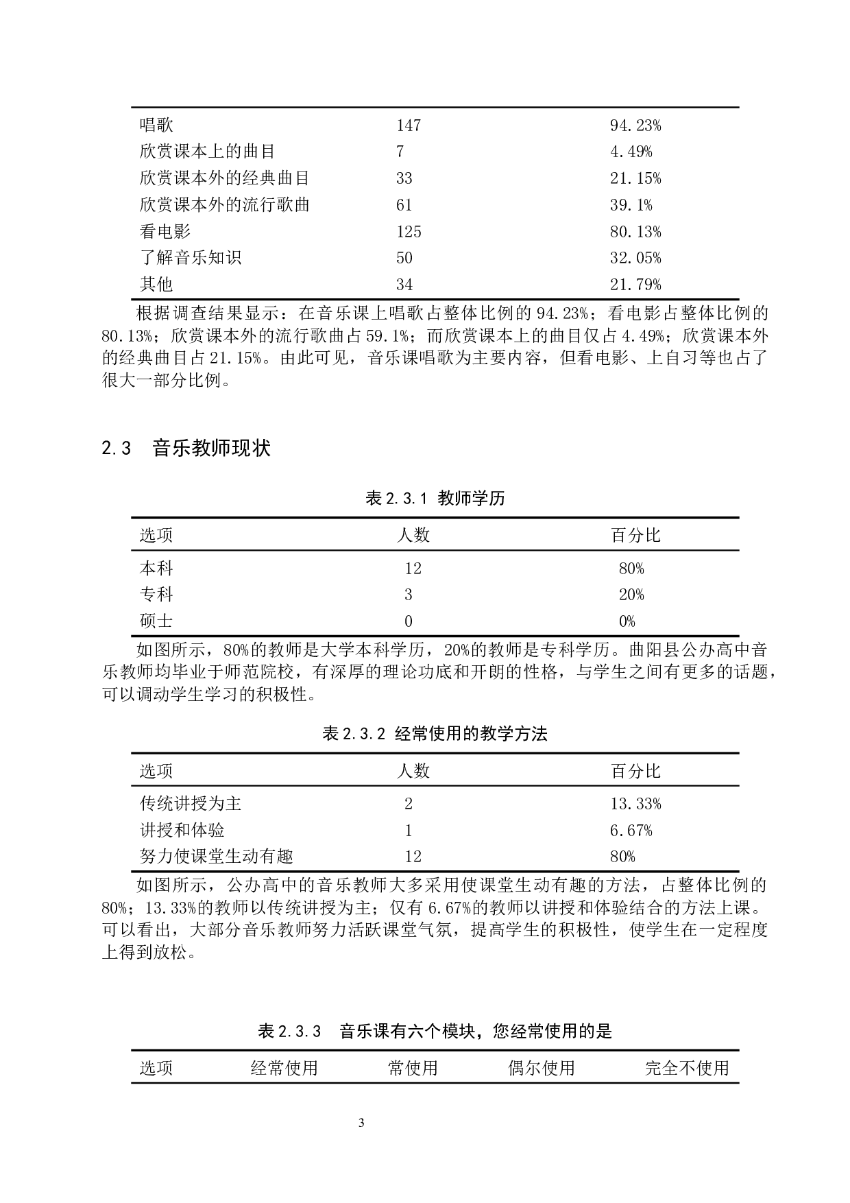 曲阳县公办高中音乐教学现状调查-10078字.docx 第8页