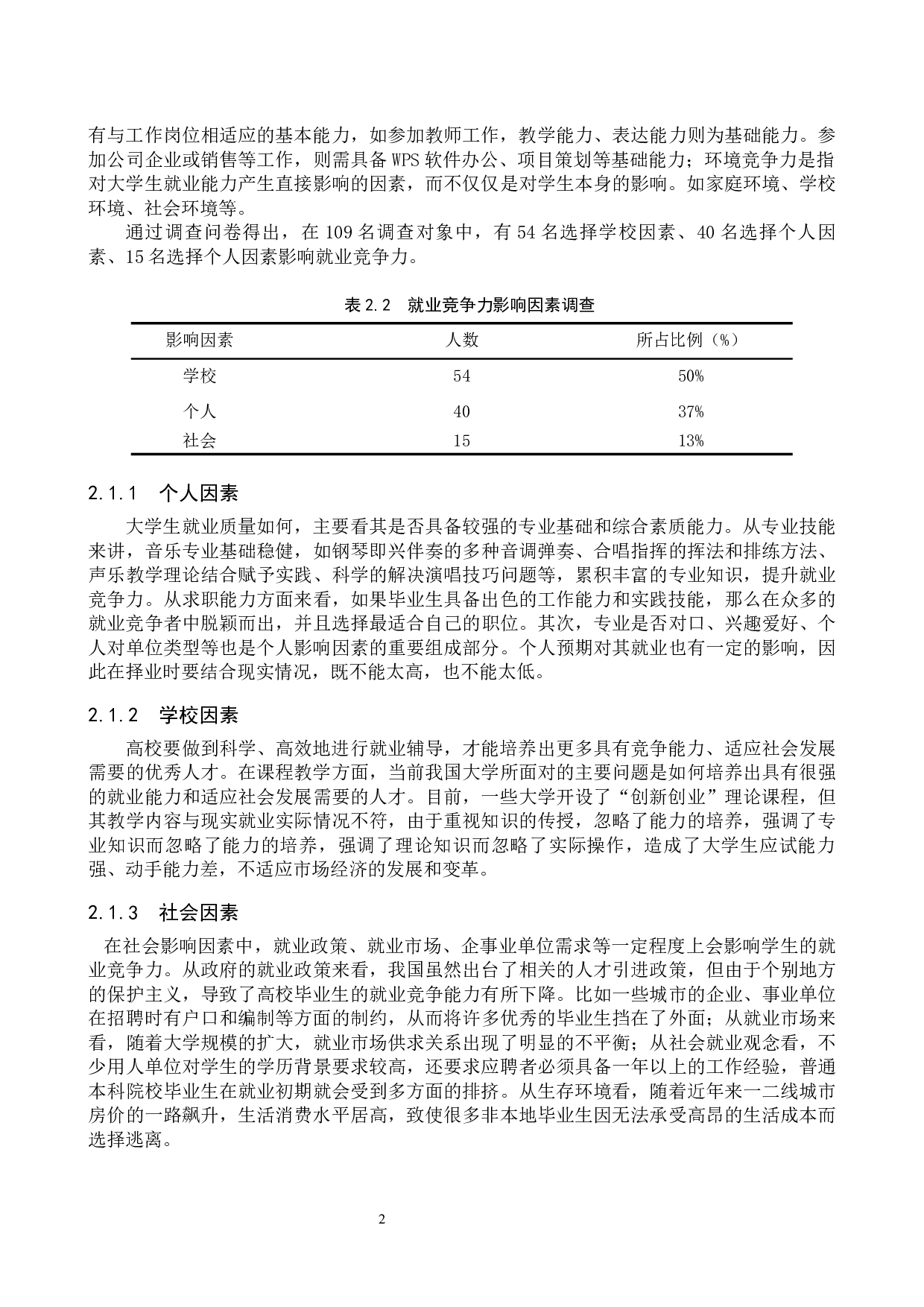 驻保高校音乐专业学生就业竞争力提升策略-11565字.docx 第5页