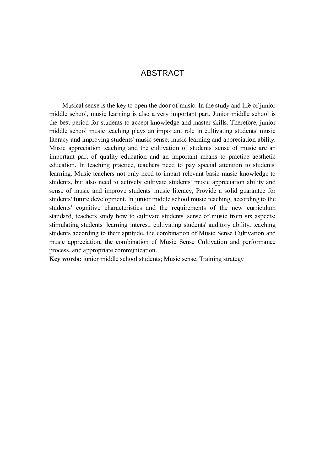 论初中生声乐学习中的乐感培养实践探索-7755字.docx 第2页