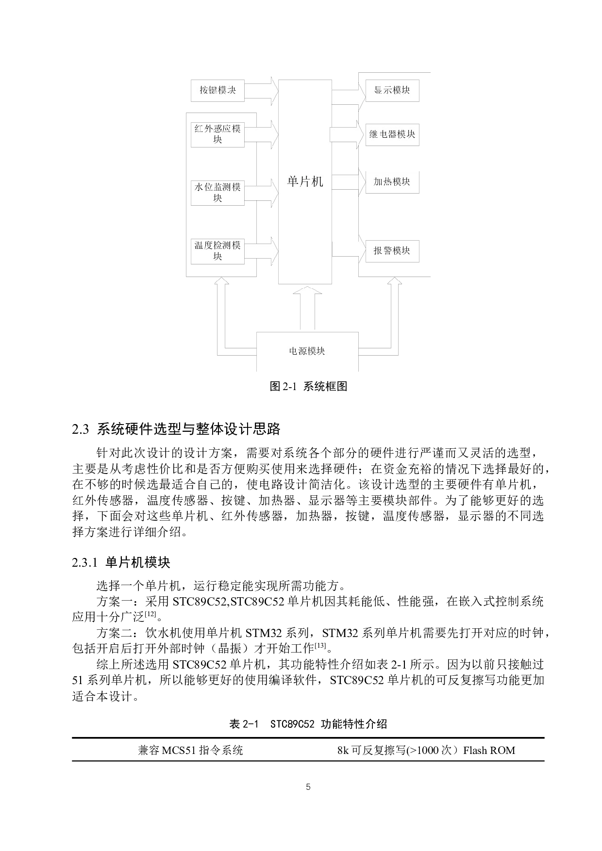 基于单片机的多功能饮水机设计-19956字.docx 第9页