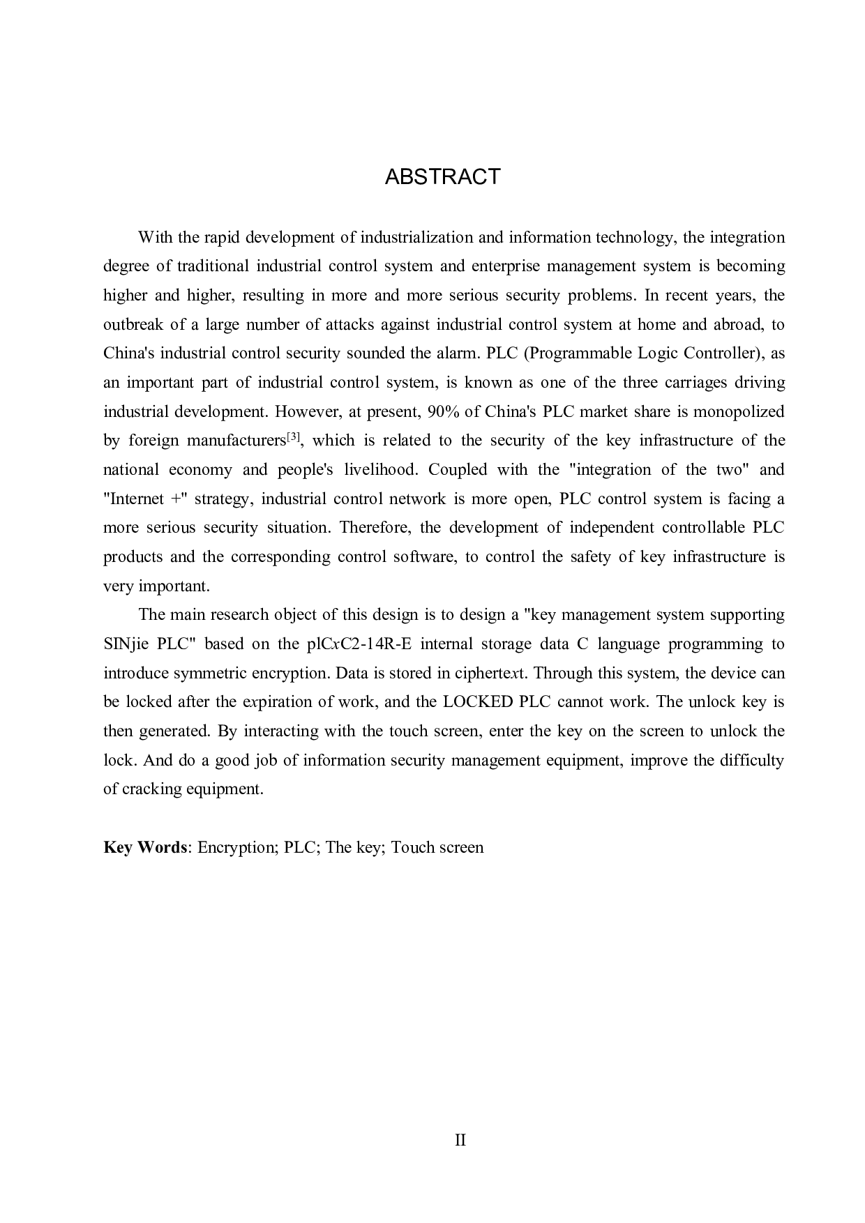 支持信捷plc密钥管理系统-15762字.pdf 第2页