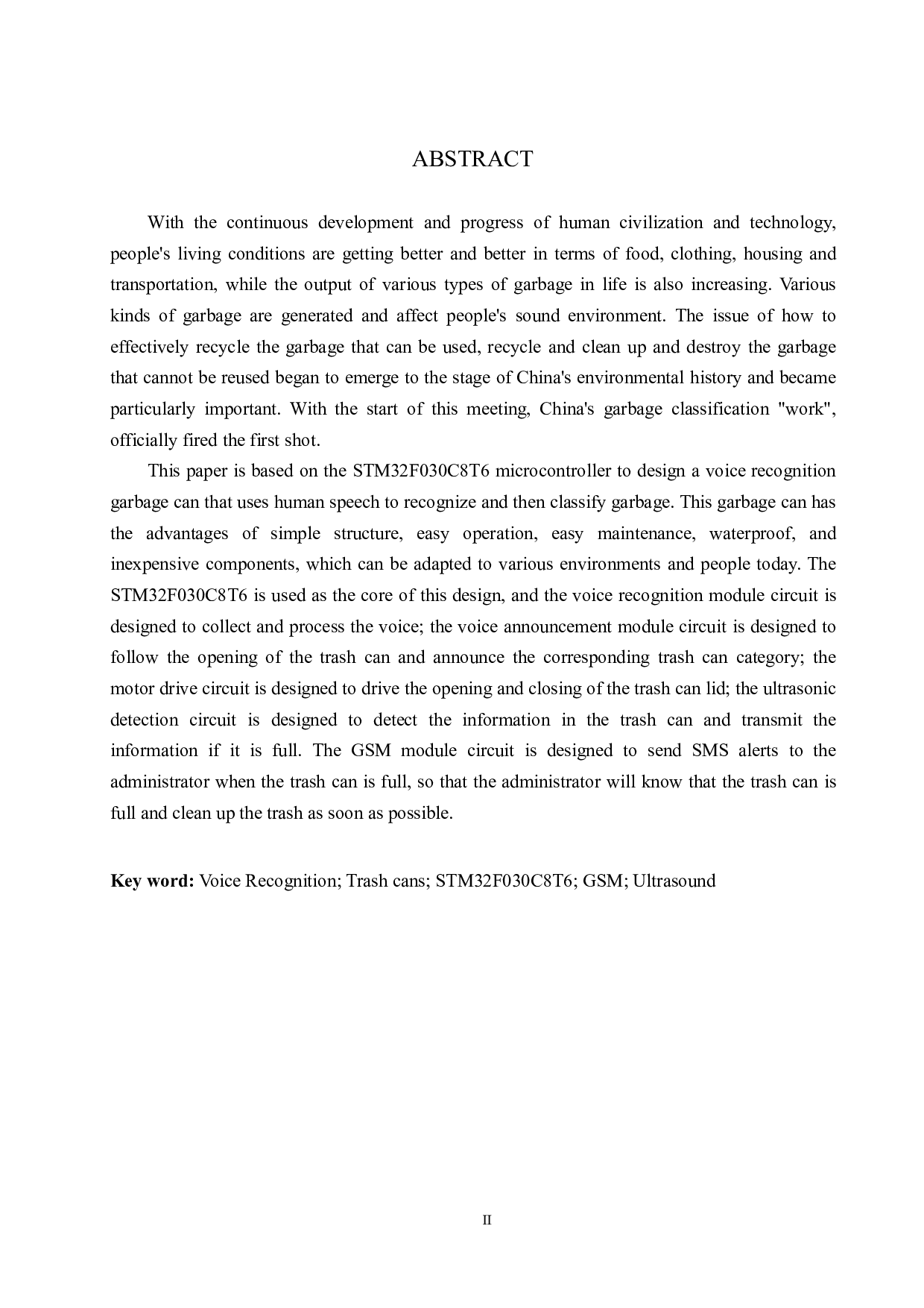 语音识别分类垃圾桶设计-17822字.pdf 第2页