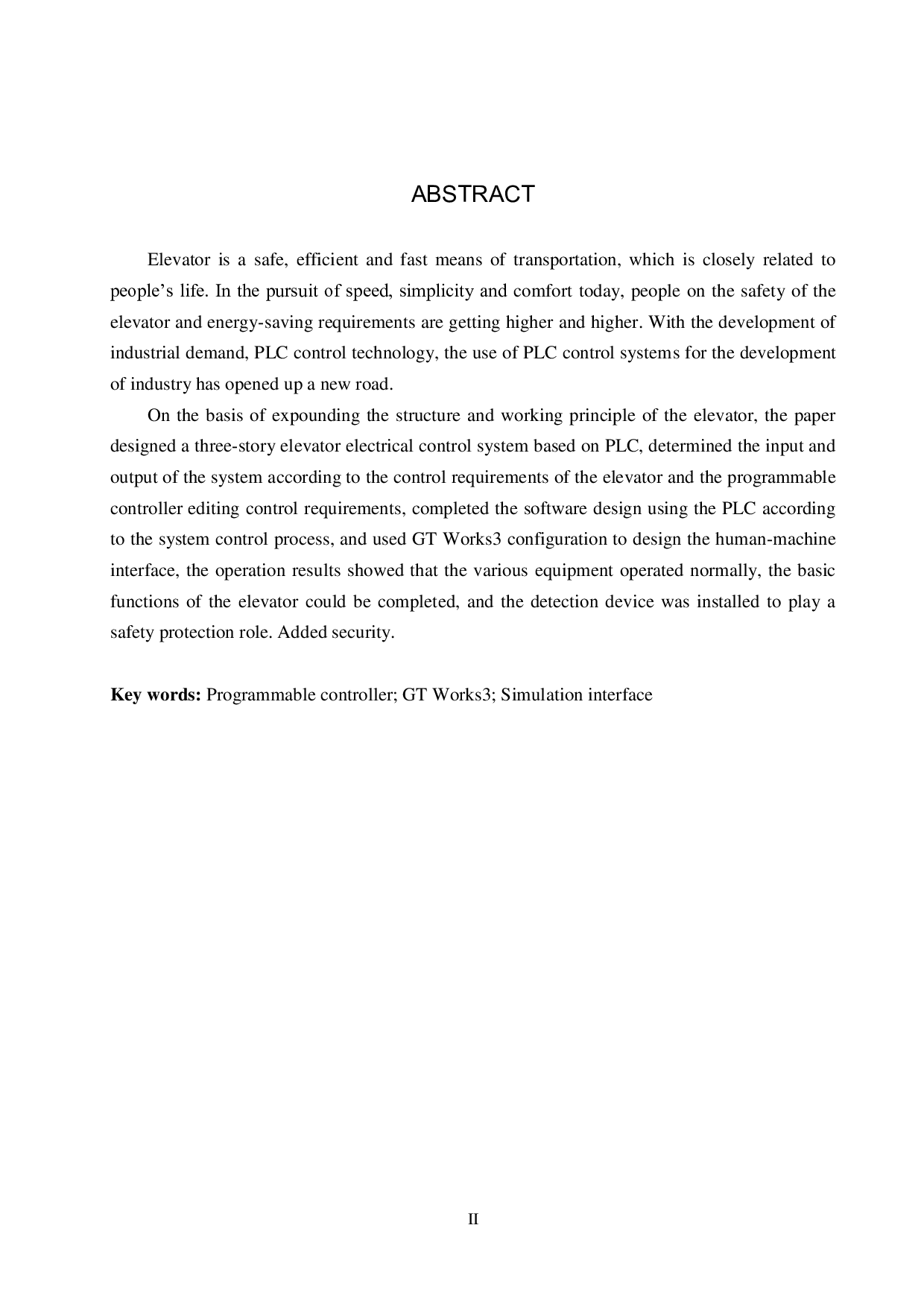 三层电梯PLC控制系统设计-16285字.pdf 第2页