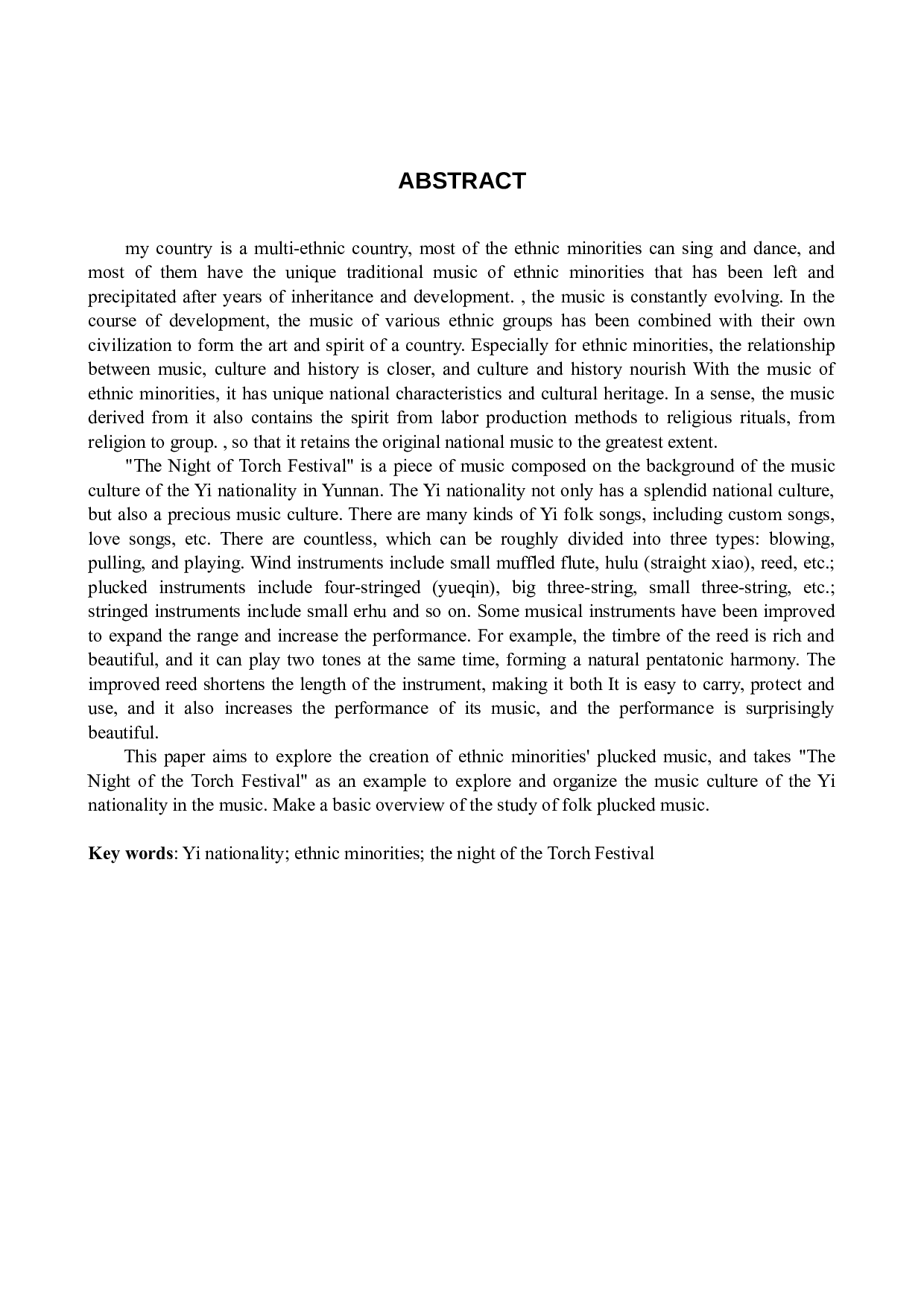 少数民族弹拨乐创作探究--以中阮曲《火把节之夜》为例-10138字.docx 第3页