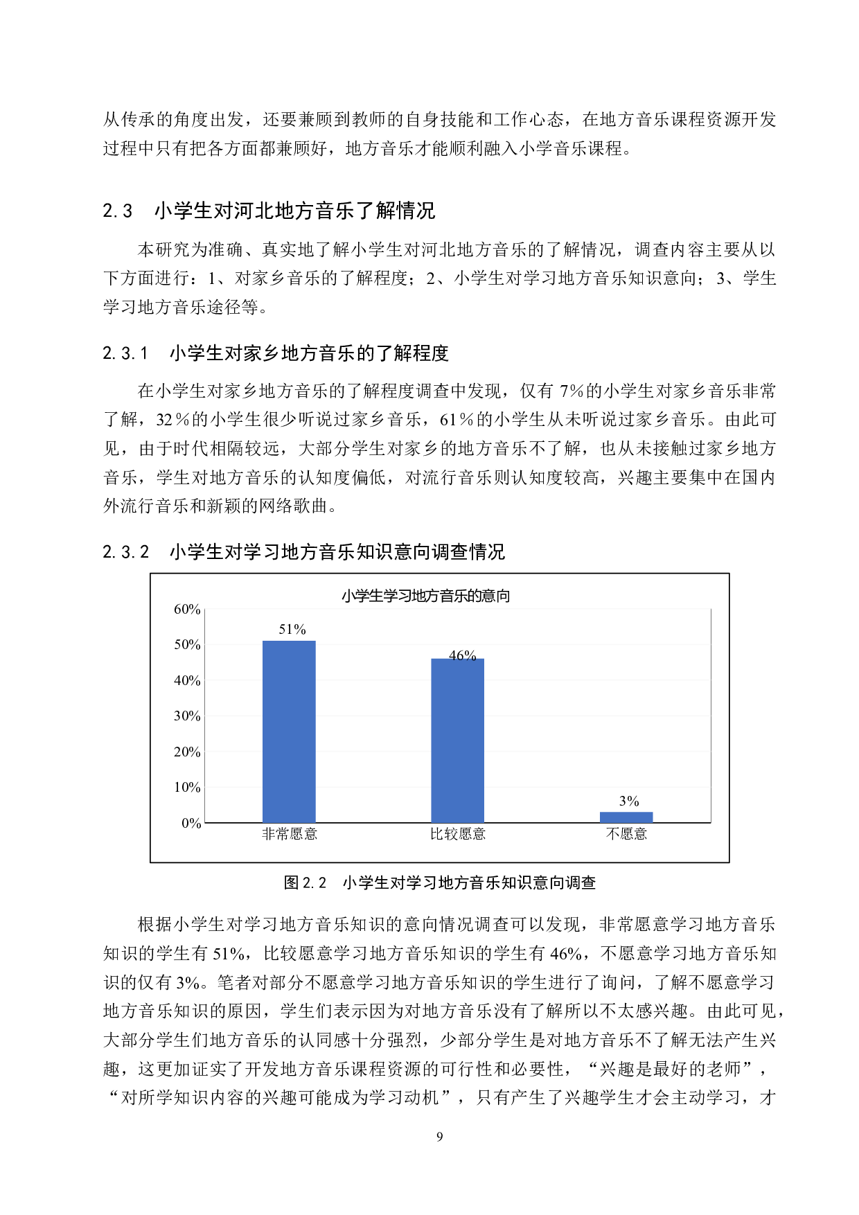 河北地方音乐融入小学音乐课程现状探究-14399字.docx 第9页