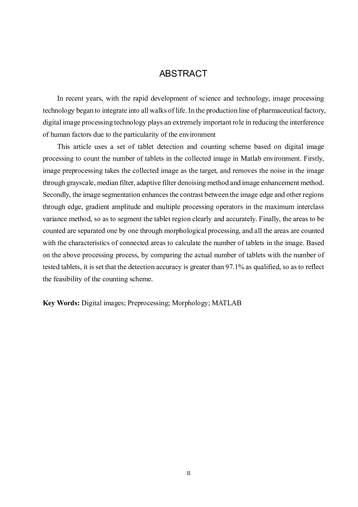 基于数字图像处理的药片计数法研究-21315字.pdf 第2页