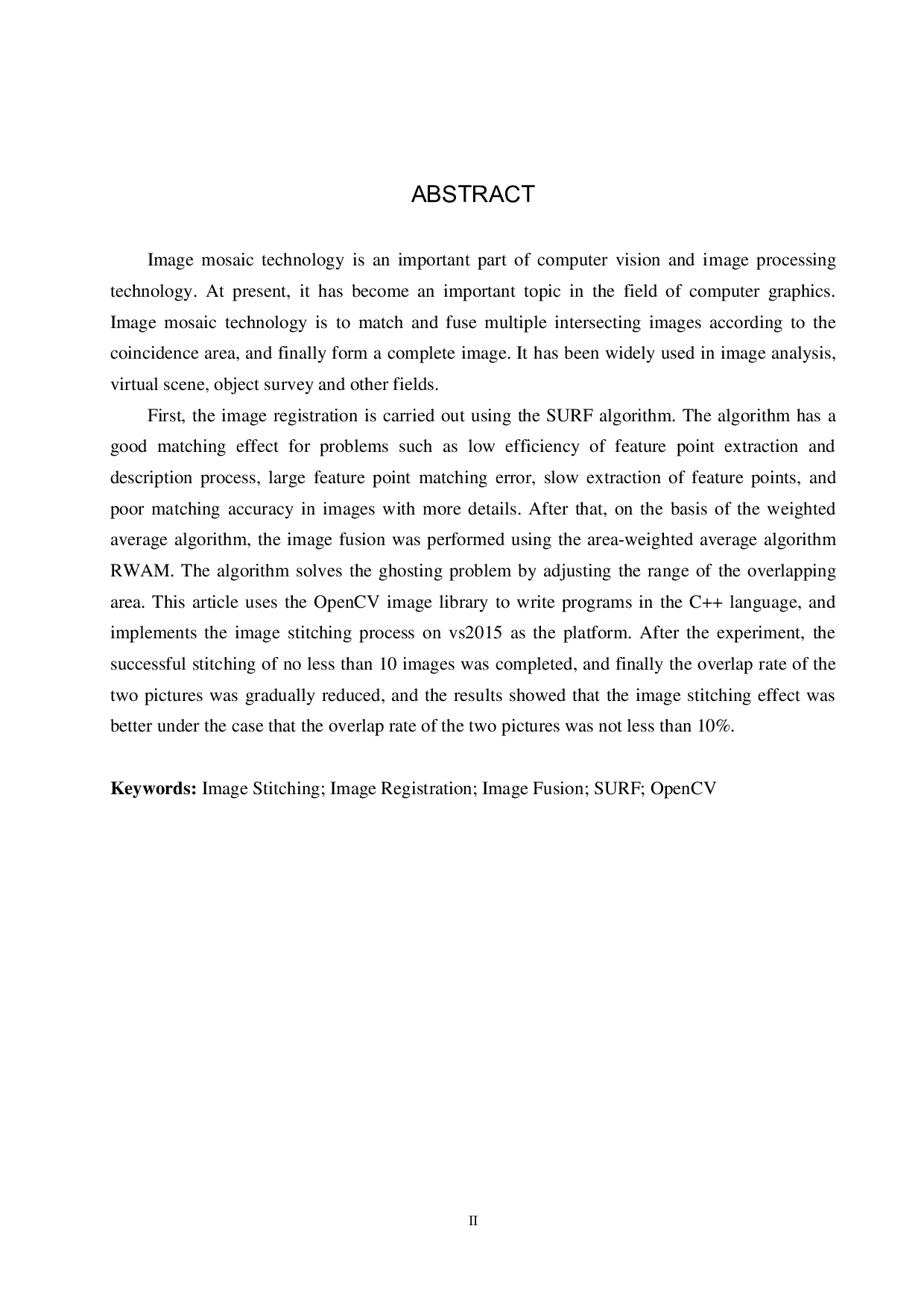 图像拼接技术的研究与实现-17632字.pdf 第2页