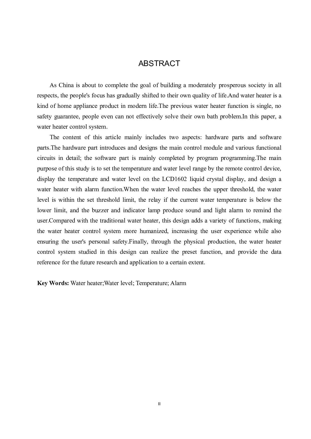 基于单片机的热水器控制系统设计-14948字.pdf 第2页