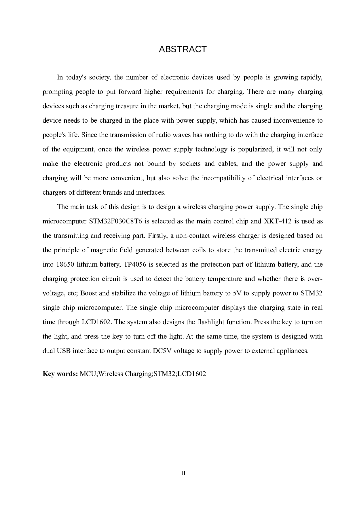 基于STM32的移动无线充电电源设计-19548字.docx 第2页