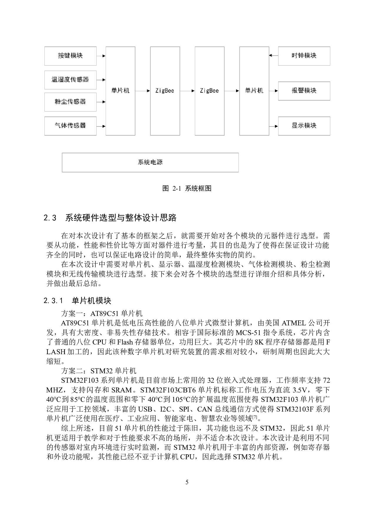 基于单片机的多点分布式室内环境监测系统-20298字.docx 第9页