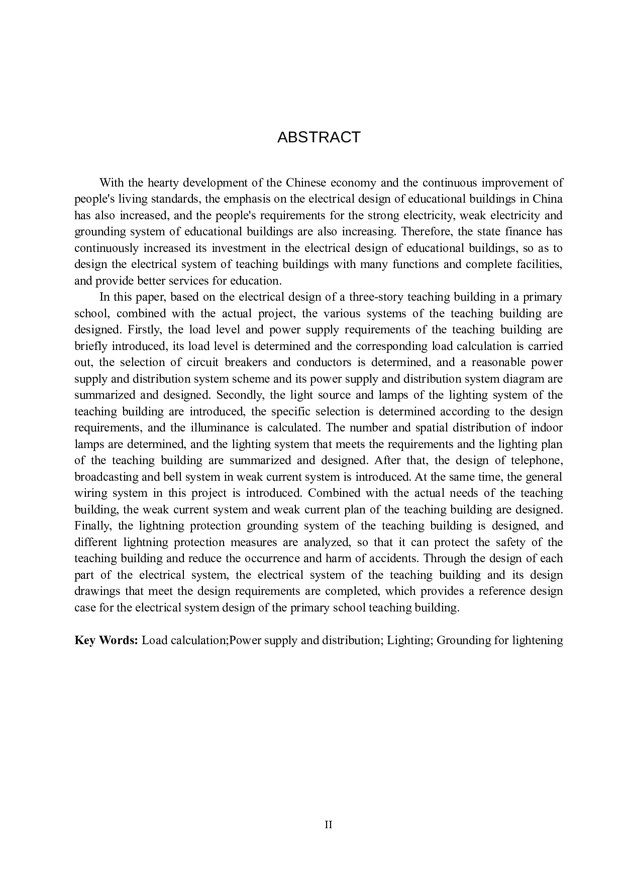 某小学三层教学楼的电气系统设计-16538字.docx 第2页
