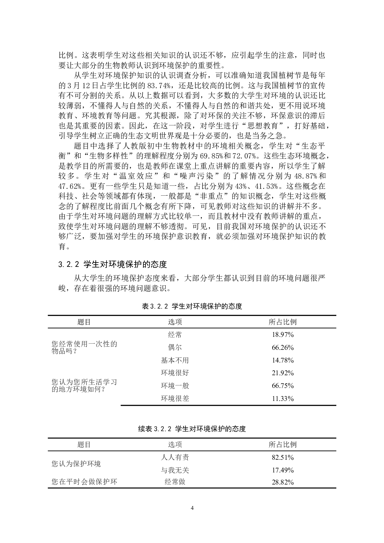 保定市第十三中学生物教学中环境保护意识培养现状调查-8749字.doc 第7页
