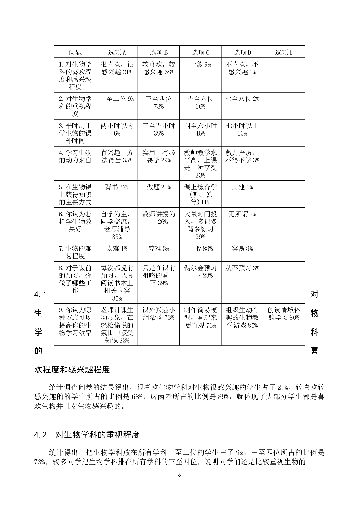 保定市二十二中生物教学渗透STS教育的调查与分析-9871字.docx 第10页