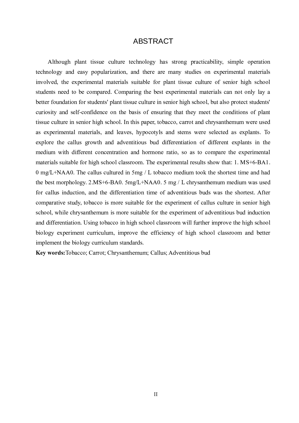 高中&ldquo;植物组织培养&rdquo;实验材料的比较-9236字.docx 第2页