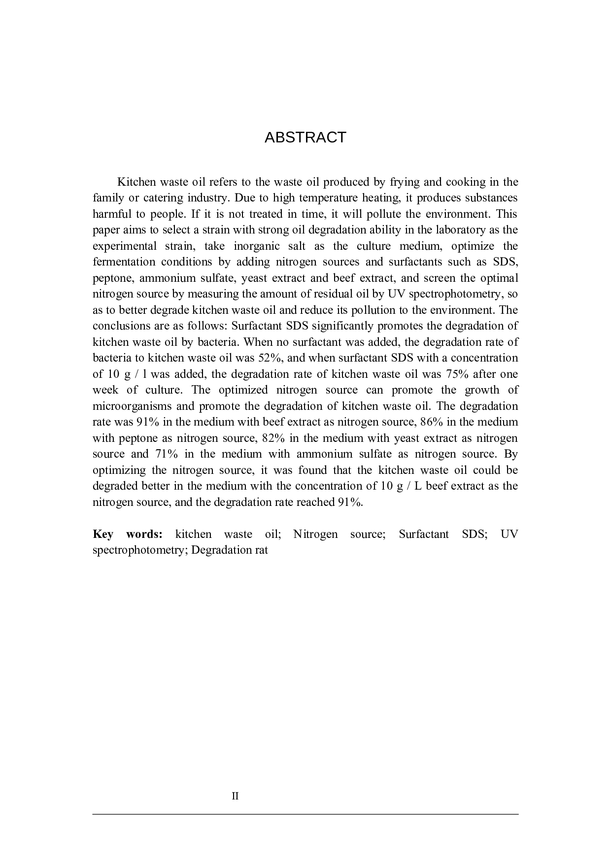 一株餐厨废油降解菌发酵条件的优化-9134字.docx 第2页