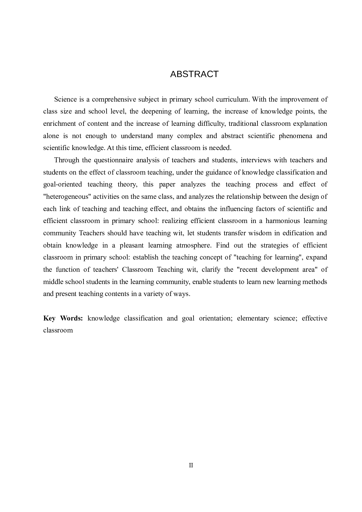 基于知识分类与目标导向的小学科学高效课堂研究-12543字.docx 第2页